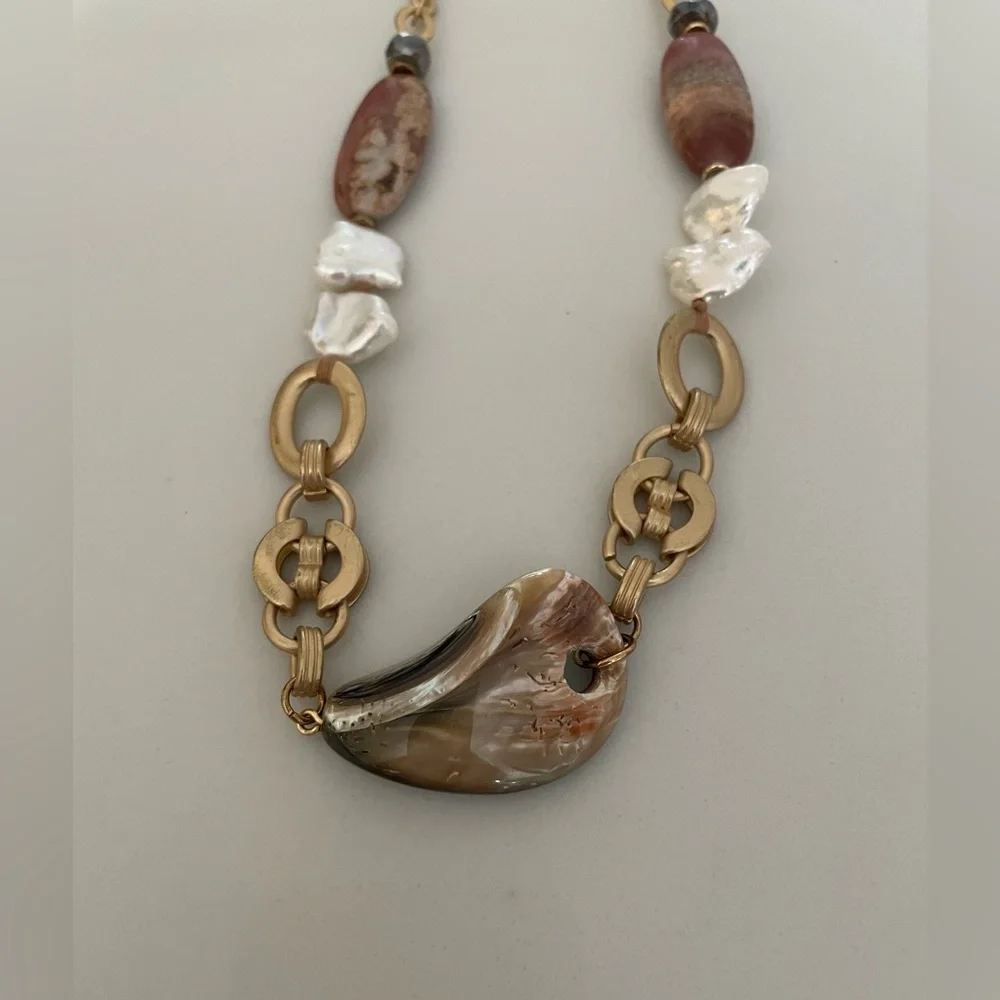 Chan Luu Abalone and Pearl Necklace - Picture 6 of 9